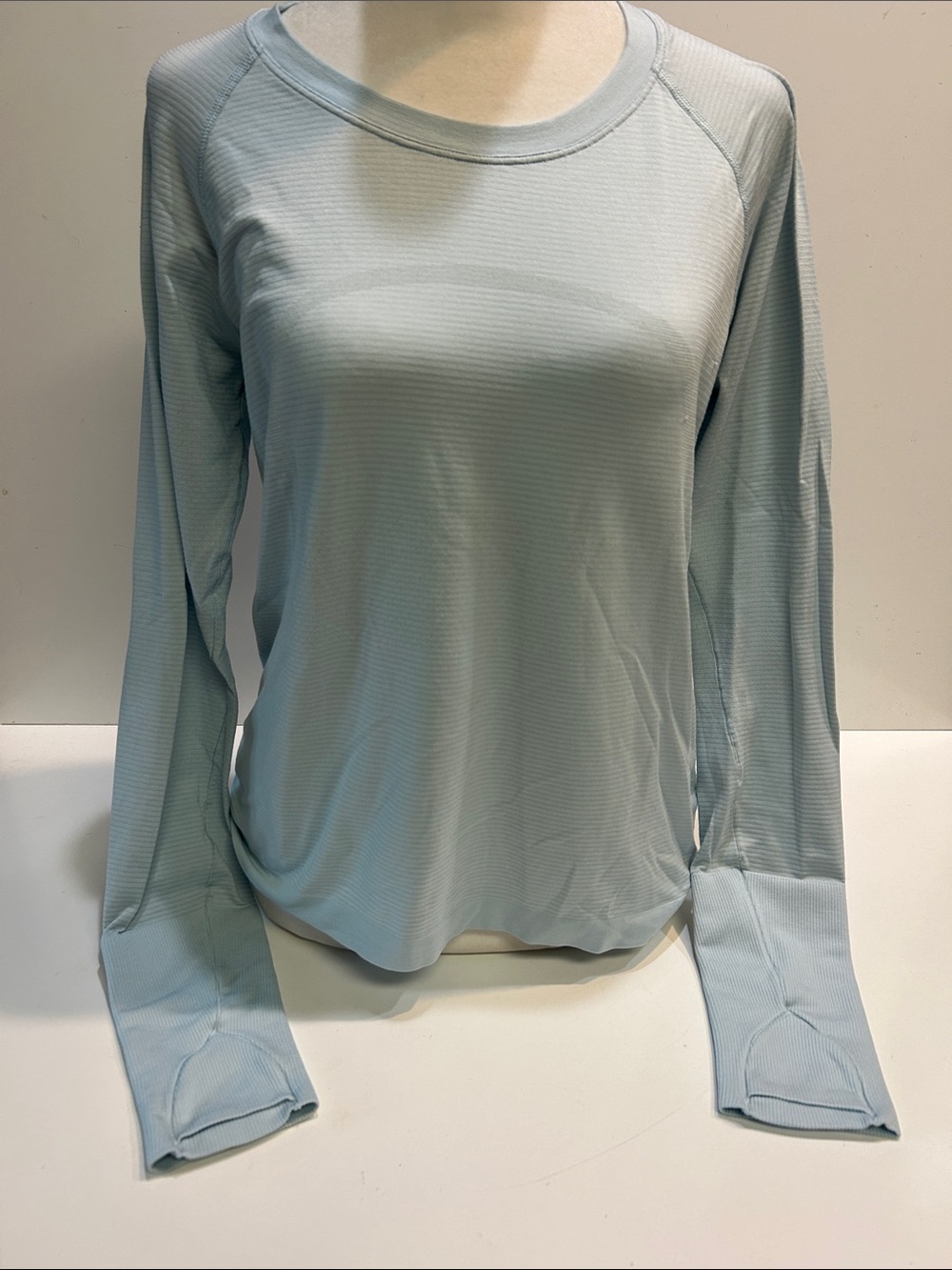 Lululemon Light Blue Long-Sleeve Performance Top